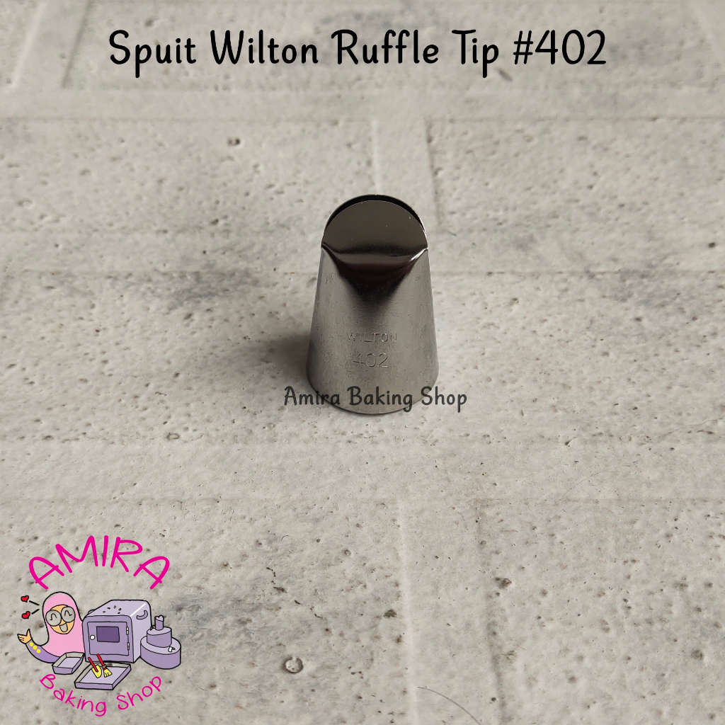 Jual Spuit Wilton Ruffle Tip No. 402 ( Stainless steel ) | Shopee Indonesia