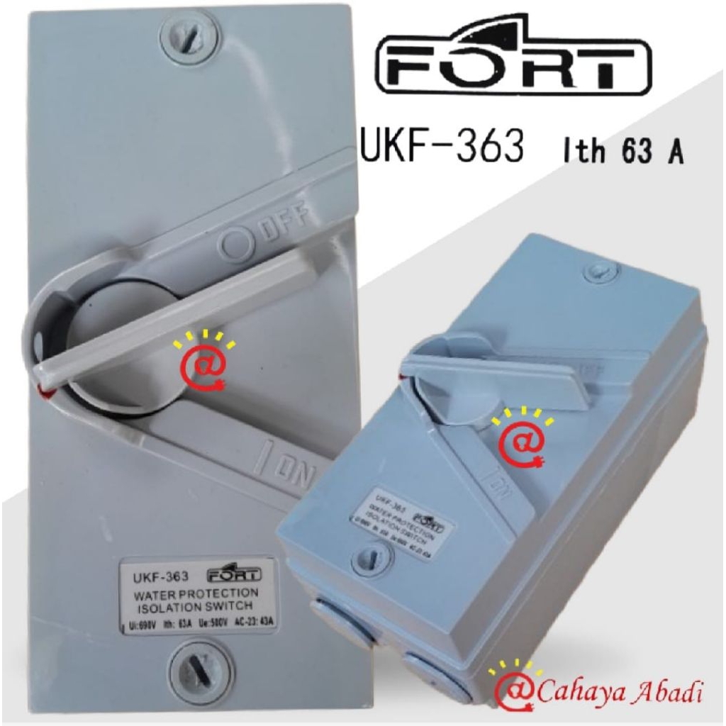 Jual FORT Water Weather Protection Isolation Isolator Switch 3 Phase ...