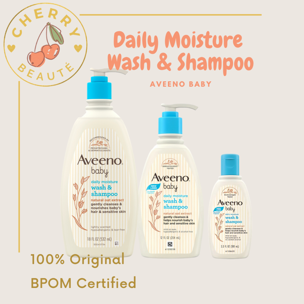 Jual AVEENO BABY Daily Moisture Wash & Shampoo | Shopee Indonesia