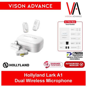 Hollyland Lark A1 Wireless Microphone Smartphone Android IPhone IPad Action Camera Laptop