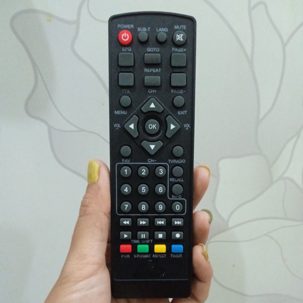Jual Remote TV STB UNIVERSAL DVB T2 Set top Box Langsung Pakai Tanpa ...