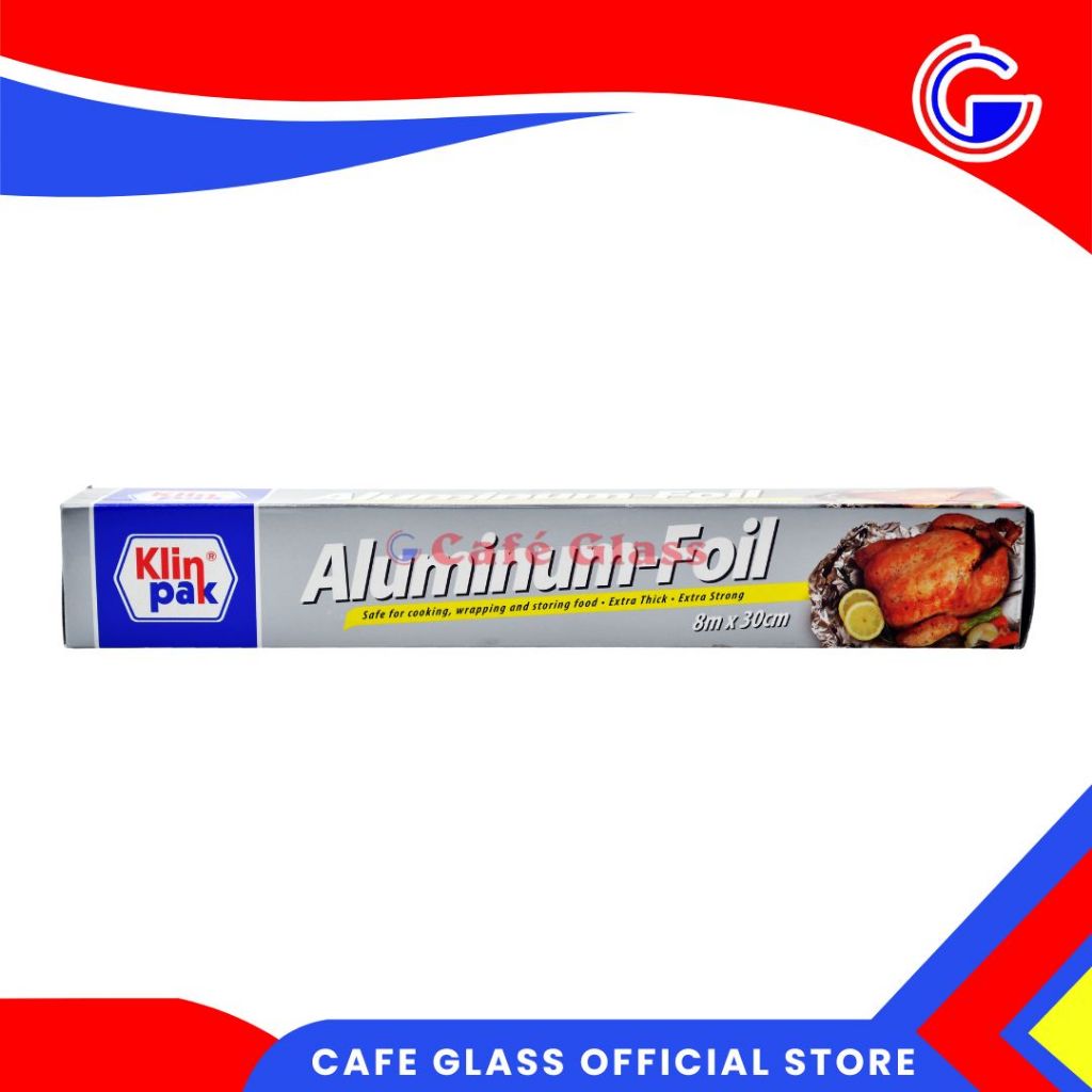 Klinpak Aluminium Foil Box 8Mx30Cm I Alumunium Foil Food Grade I Pembungkus Makanan
