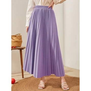 Rok Plisket Premium Bahan Cosebo Crep Standar Dan Jumbo