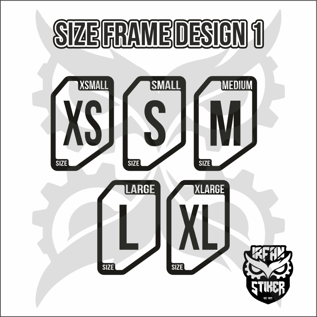 Jual Stiker Decal Size Frame Sepeda | Shopee Indonesia