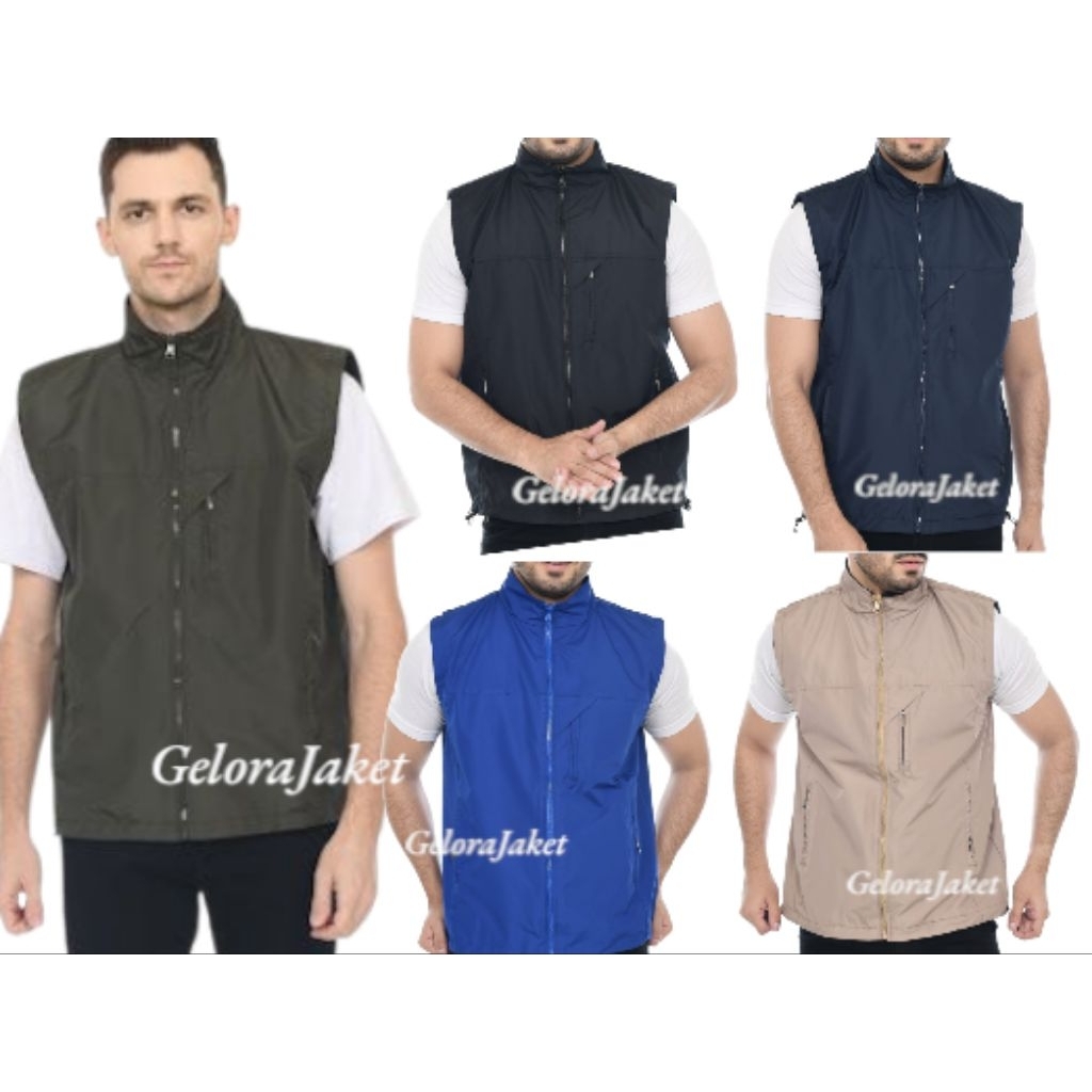 Jual Rompi krah / rompi pria / rompi vest / rompi outdor / rompi anti ...