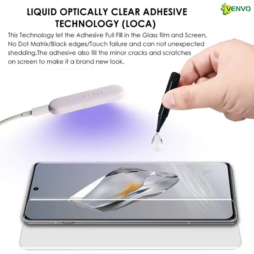 Jual VENVO - Tempered Glass Clear Curved UV Infinix Note 50S | Shopee ...