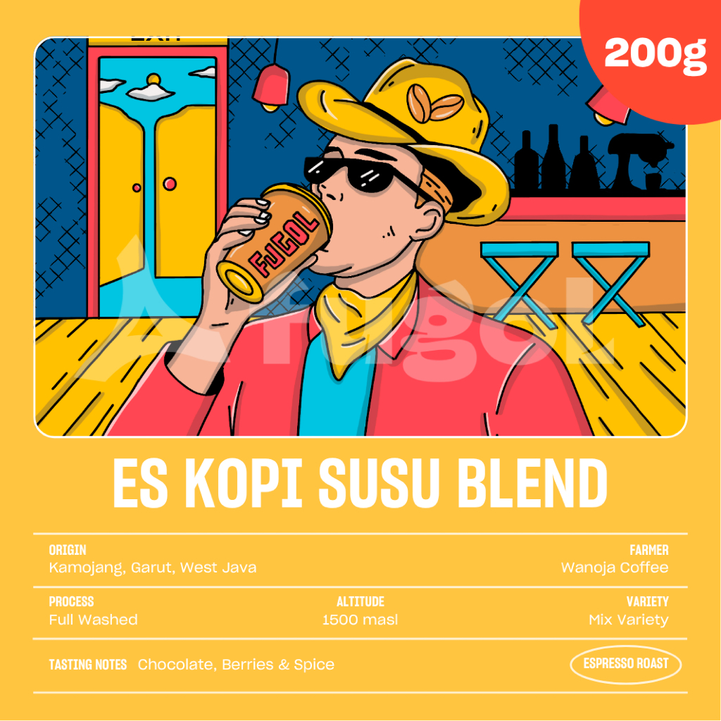 Jual Kopi Arabica Espresso ES KOPI SUSU BLEND (200gr) - Full Arabica ...