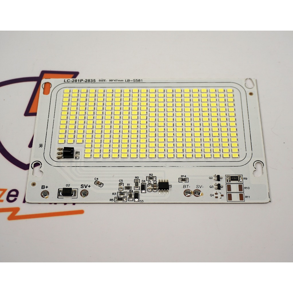 Jual PCB papan Led dengan remote input 3.7v - 4.2v 18650 DIY lampu ...