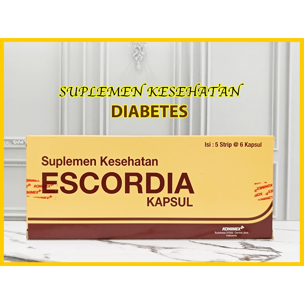 ESCORDIA 1 BOX Konimex - Suplemen Kesehatan Penderita Diabetes