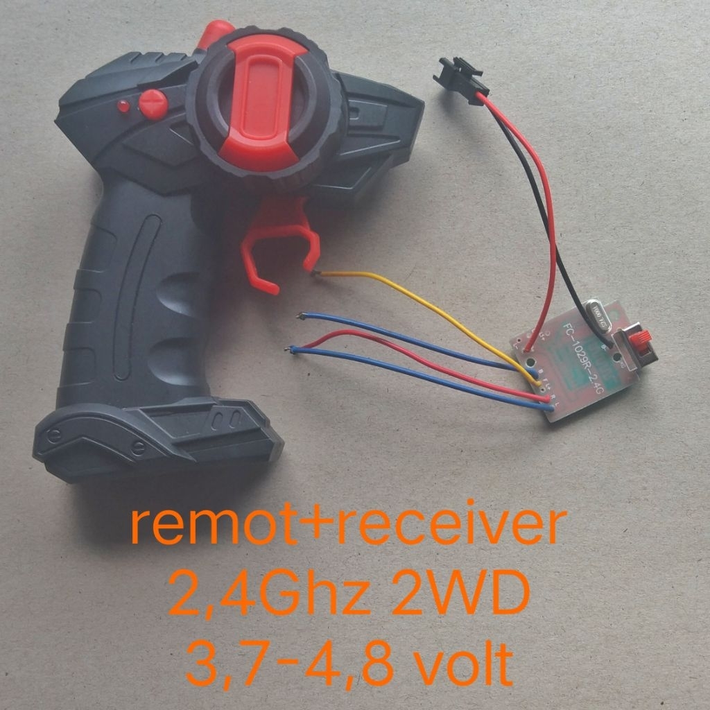 Jual Part Modul Prakarya Remote + receiver PCB board RC Frekuensi 2 ...