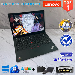 [Bekas] Laptop Lenovo Thinkpad T495 E495 AMD Ryzen Pro - Layar 14 Inch - Cocok Buat Kantoran / Kualiahan / Gaming - Bonus Tas