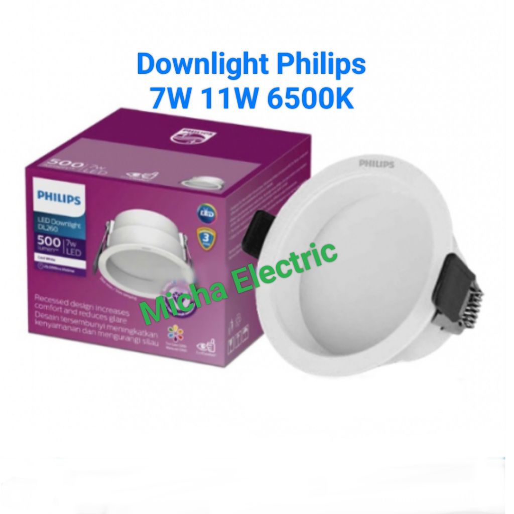 Jual Philips DL260 Downlight LED 7W 11W 6500K Inbow / LED Panel Philips ...