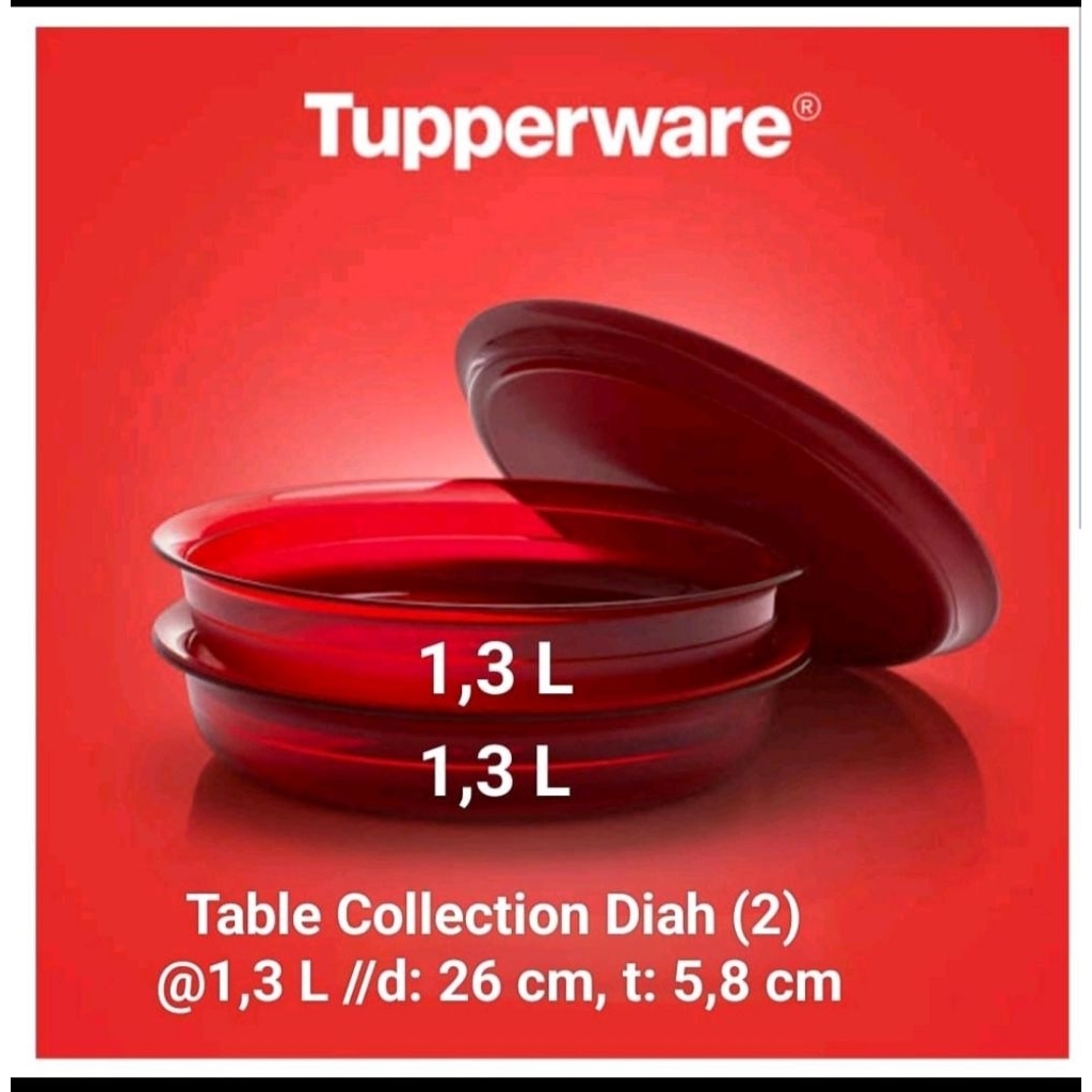 Jual Table Collection Dish (2)Tupperware | Shopee Indonesia