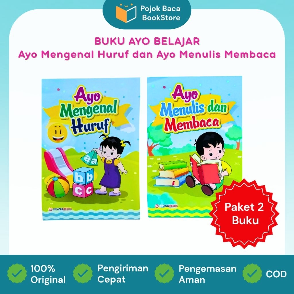 Jual Paket Hemat 2 Buku Seri Ayo Mengenal untuk PAUD TK | Shopee Indonesia
