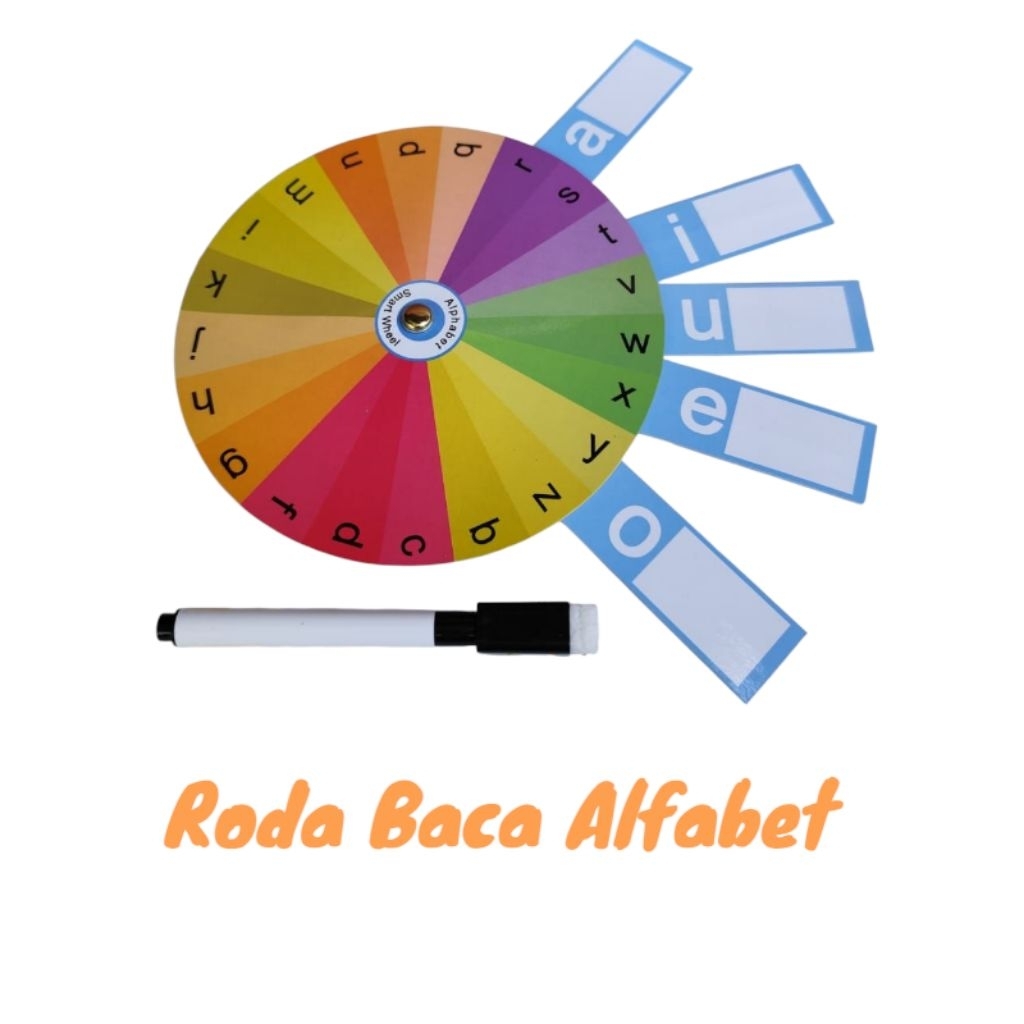 Jual Roda Baca Alfabet Mainan Edukasi Anak Untuk Belajar Mengenal dan ...