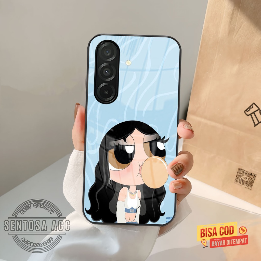Jual sentosa_case - Case Hp Kaca For Samsung A26 [ S77 ]. | Shopee ...