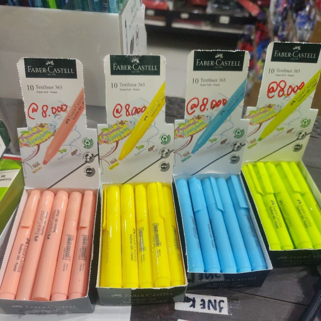 Jual (1 pcs) highlighter / stabilo / textliner 365 faber castell ...