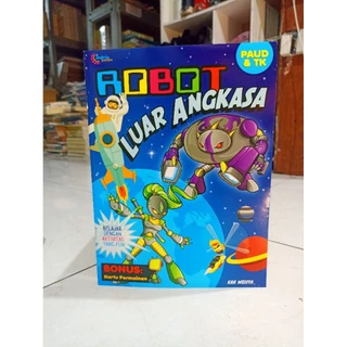 OBRAL BUKU MURAH ORIGINAL / BUKU ANAK / AKTIVITAS ANAK / ROBOT LUAR ANGKASA / PAUD & TK / BEST SELLER / BELAJAR DENGAN AKTIVITAS YANG FUN /