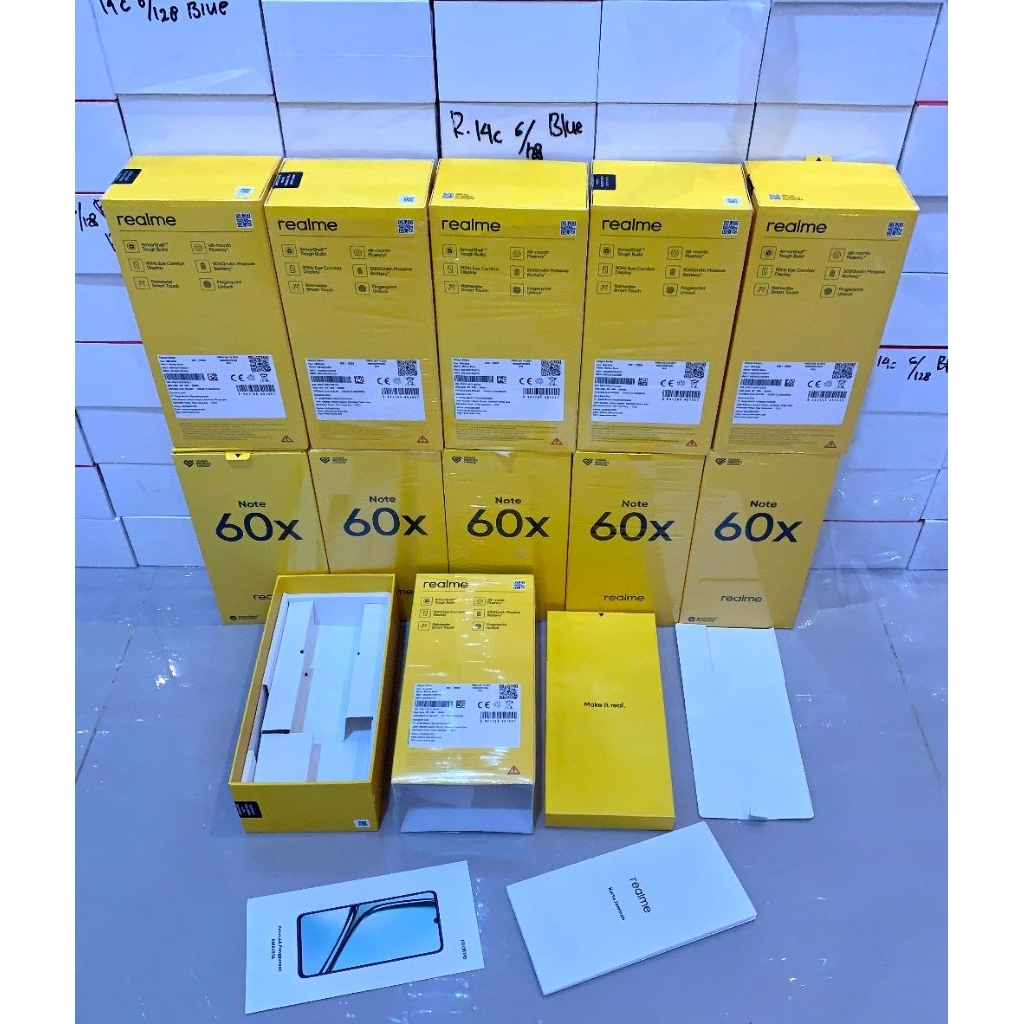 Jual Dus Box Realme Note 60x Copotan original kotak Box Realme Note 60x ...