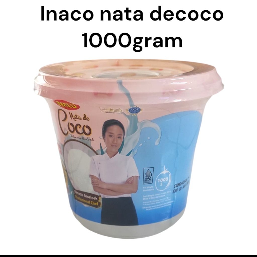 Jual inaco nata de coco 1 kg kemasan ember | Shopee Indonesia
