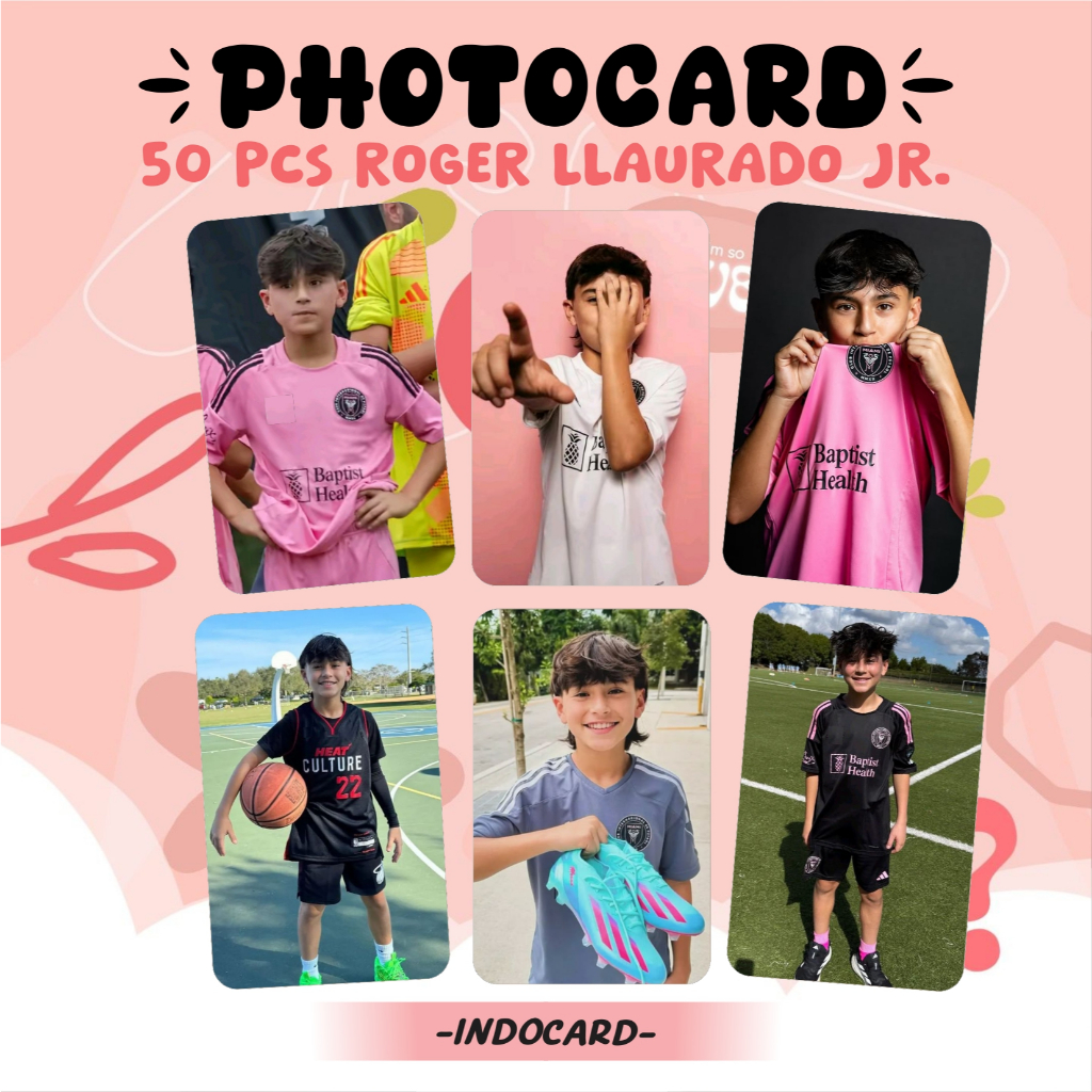 Jual Photocard Roger JR Inter Miami isi 50 PCS Bonus Innerslave ...