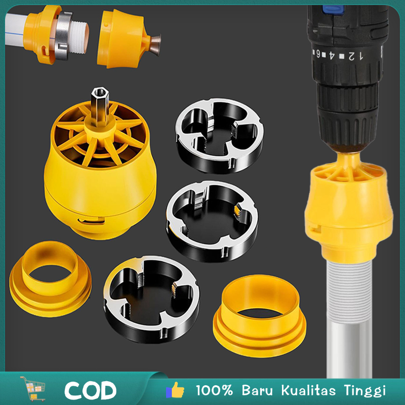 Jual Alat Pembuat Drat Pipa PVC PPR Set 6 in 1 PVC Thread Maker Hand ...
