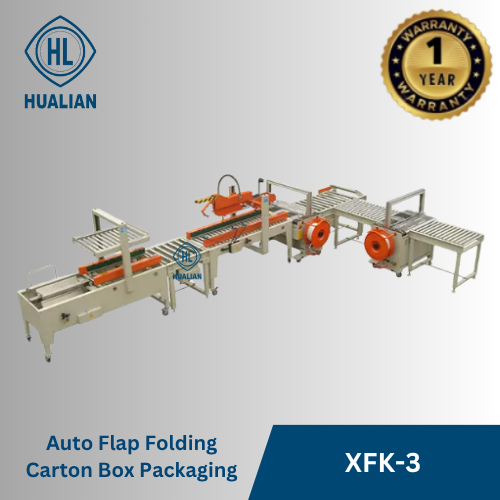 Jual Auto Flap Folding Carton Box Packaging Equipment with Sealing and ...