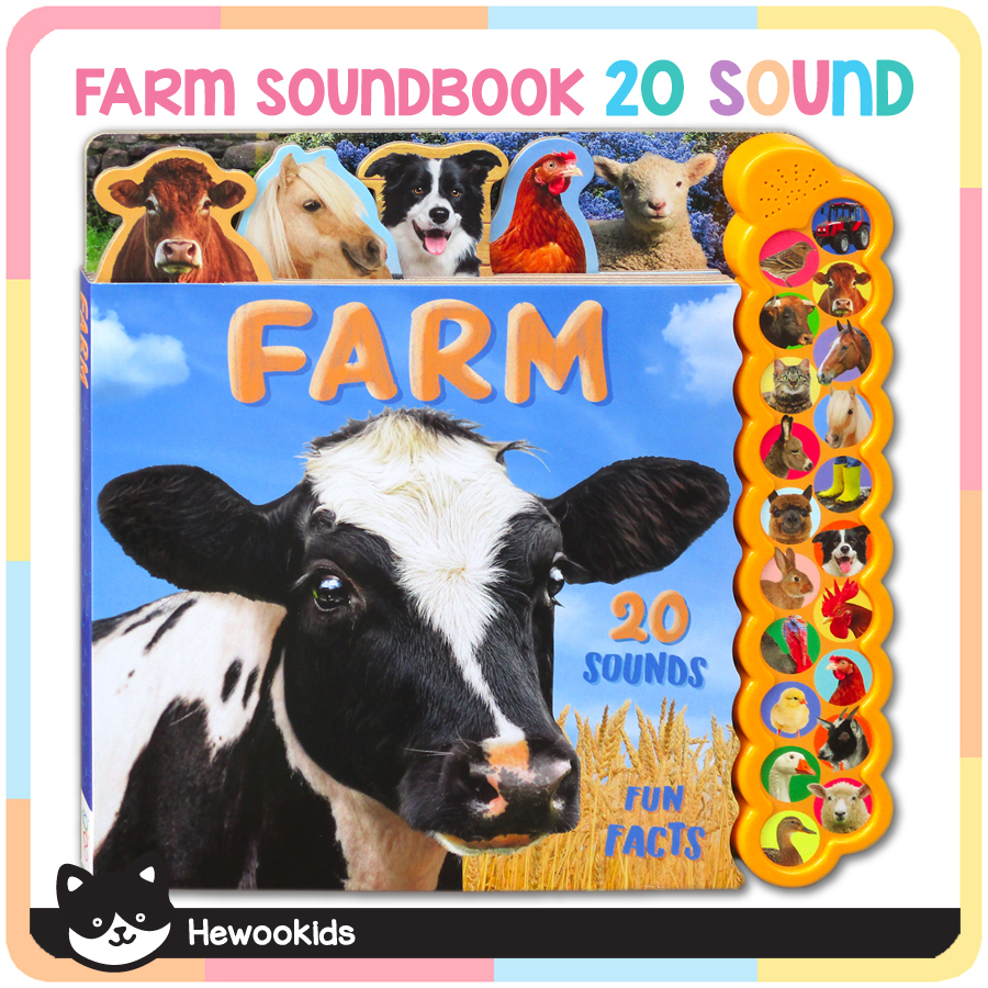 Jual FARM Tabbed Sound Board Book With 20 Sounds and Fun Facts ...