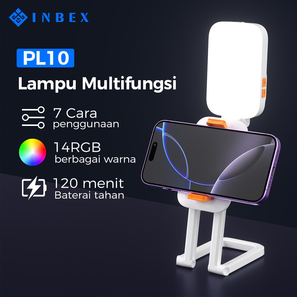 Jual INBEX PL10 Lampu Tambahan Yang SerbaBisa Lighting Konten Portabel ...