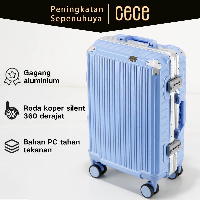Jual CECE Model baru koper rangka aluminium hardcase koper travel ...