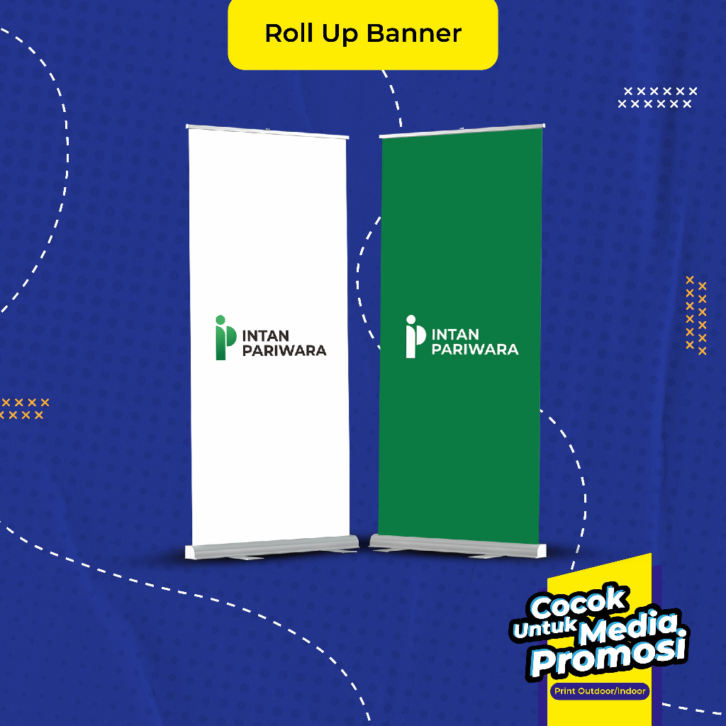 Jual STANDING ROLL UP BANNER / ROLL VISUAL BANNER | Shopee Indonesia