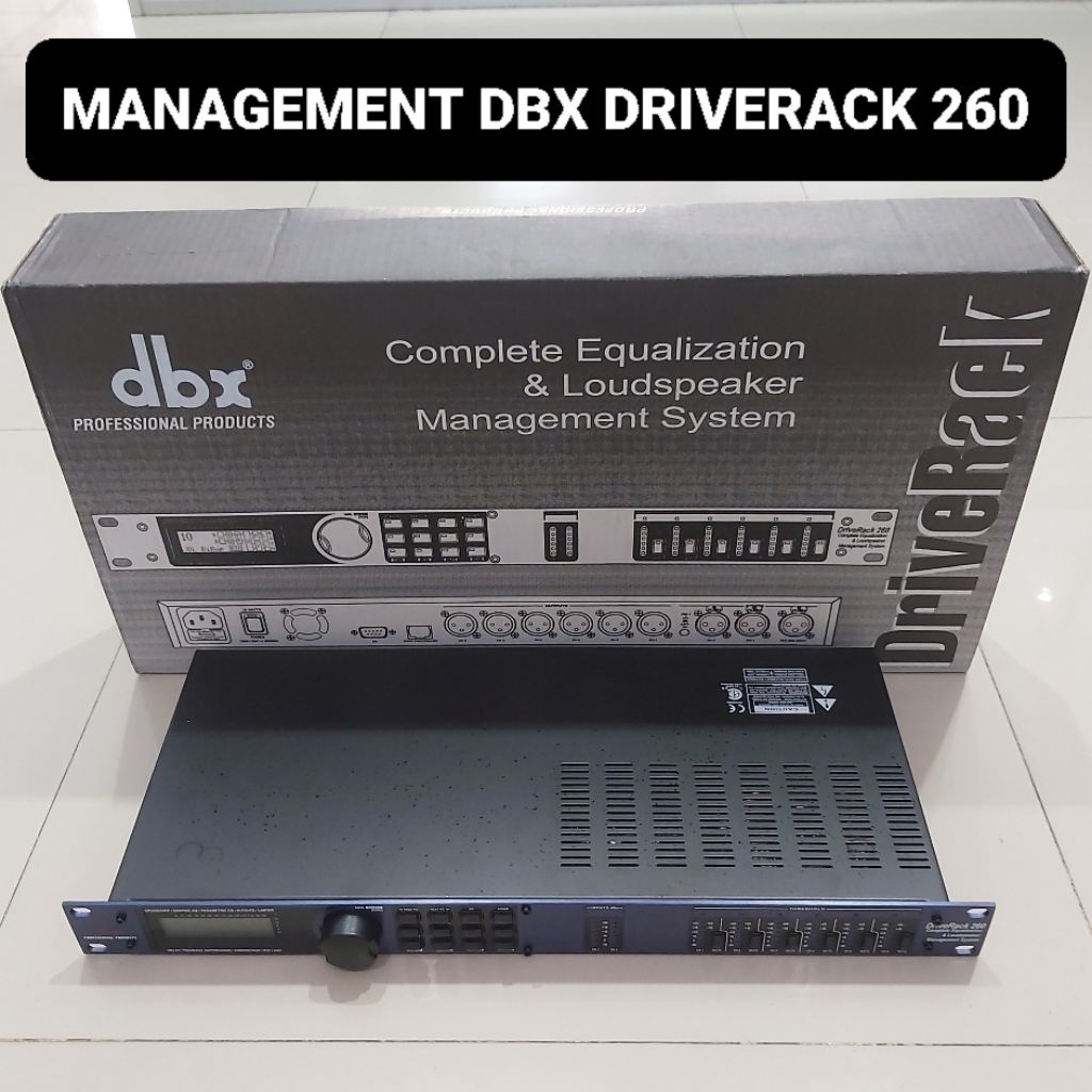 Jual DBX Speaker Management Drive Rack 260 DLMS System | Shopee Indonesia