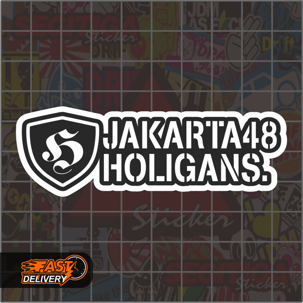 Jual Sticker Jakarta 48 Holigans Ukuran 9 x 3 Cm | Shopee Indonesia