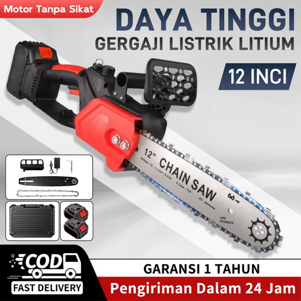 Jual 12 Inci Gergaji Kayu /999V Cordless Lithium Baterai Gergaji mesin