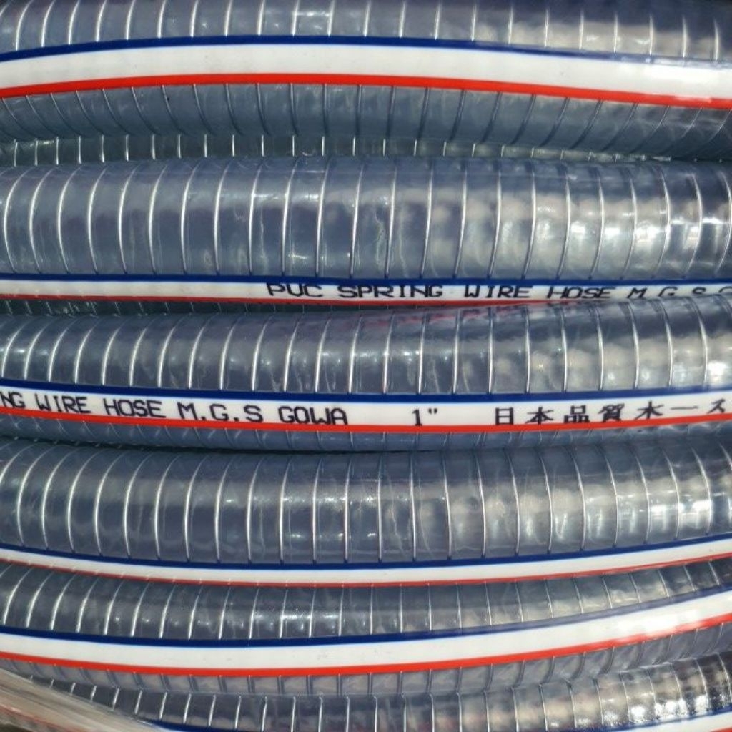 Jual Selang Kawat Transparan Selang Radiator Spring Hose Selang Kawat ...