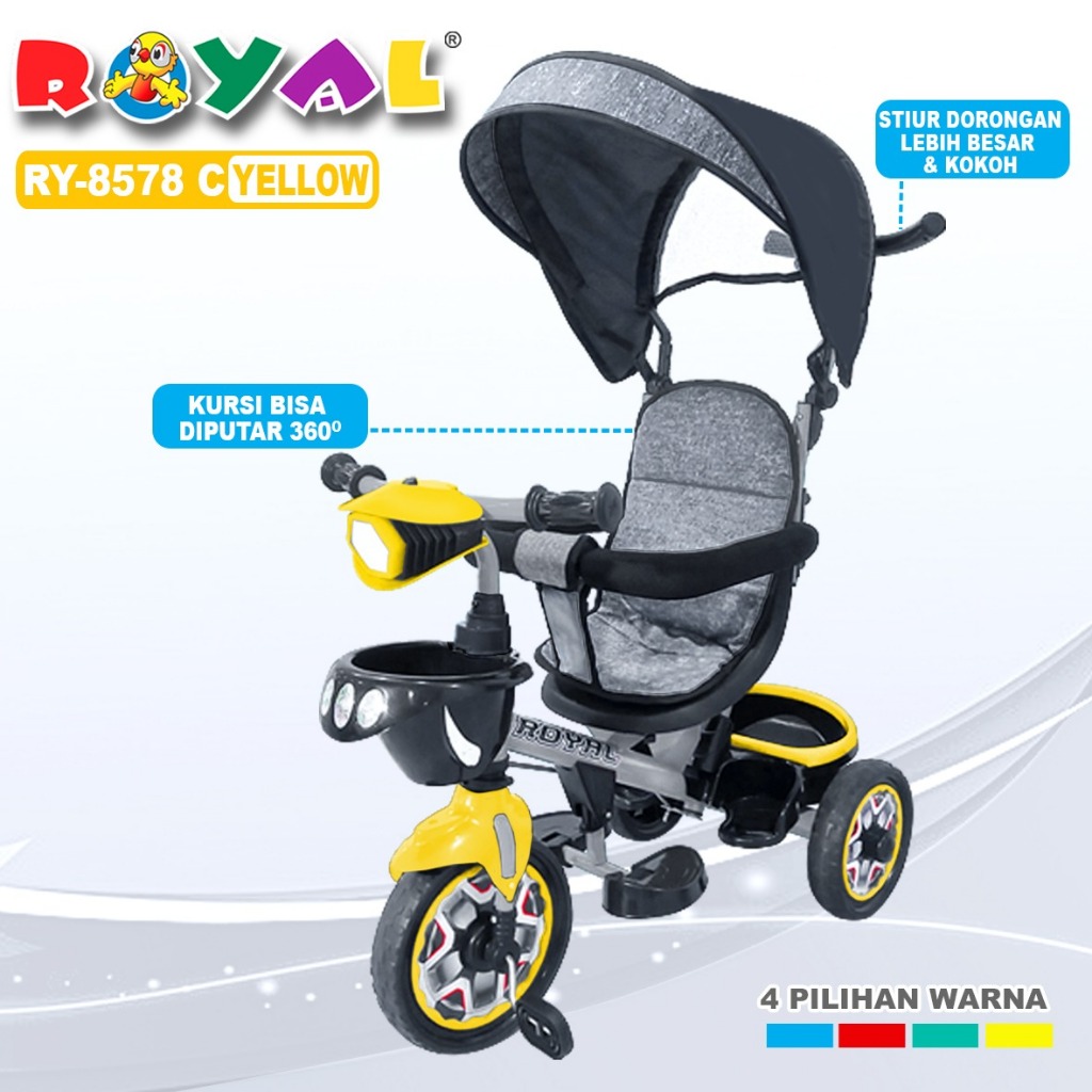 Stroller Bike For Baby Tricycle Kids Bicycle 4in1 Baby Stroller