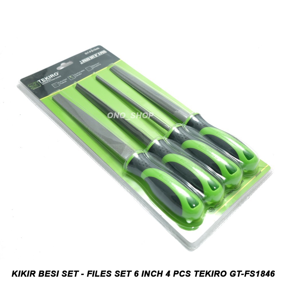 Jual TEKIRO SET 4pcs KIKIR UKURAN 8 INCH-FILES SET 4pcs 8 INCH GAGANG ...