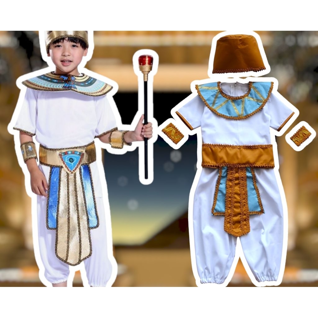Jual Kostum King Egypt / Kostum Raja Mesir / Baju Pangeran / Baju Raja ...
