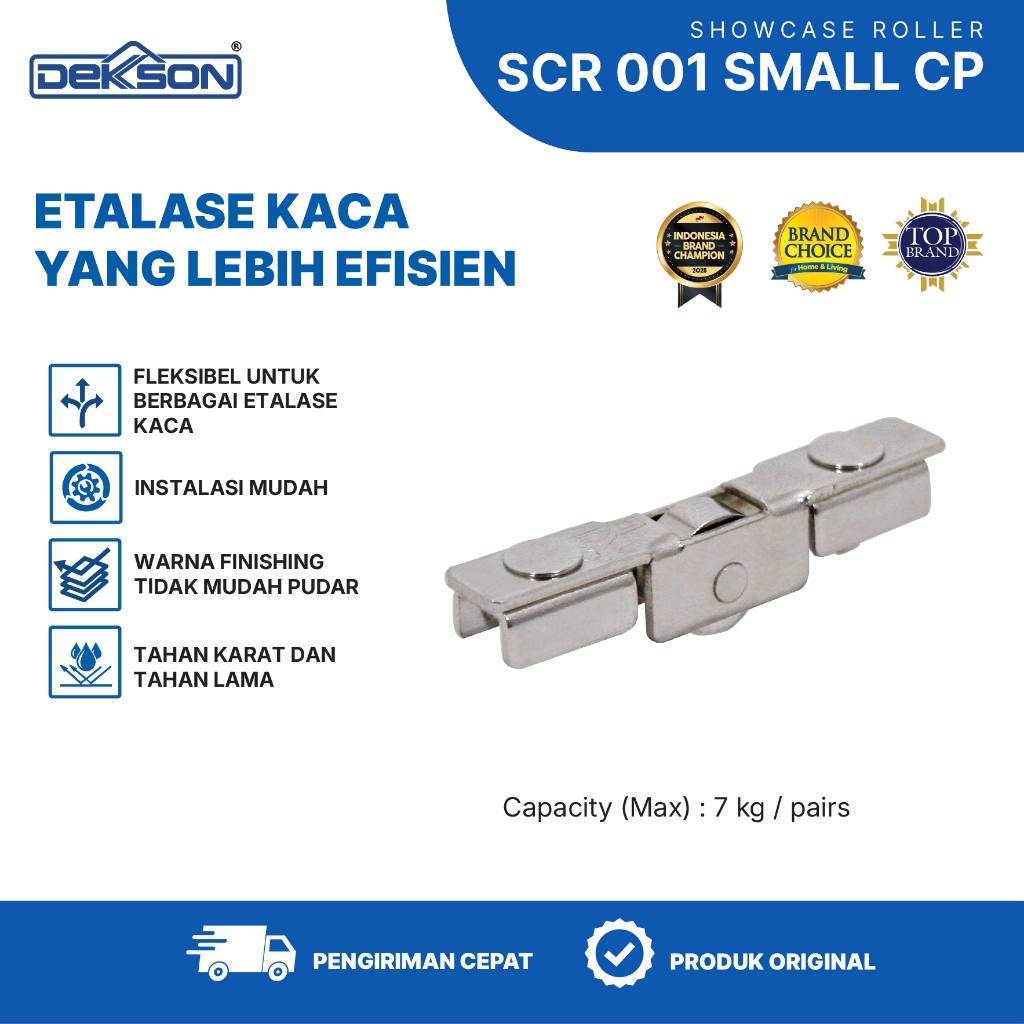 Jual DEKKSON Showcase Roller Roda Showcase Kaca SCR001 | Shopee Indonesia
