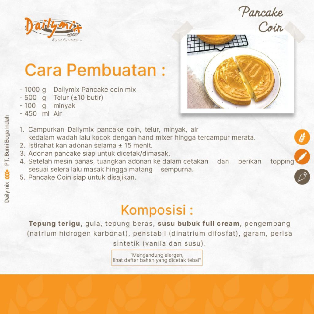 Jual ( Dailymix ) Pancake Coin Mix / Korean Cheese Coin/ Coin Ppang ...