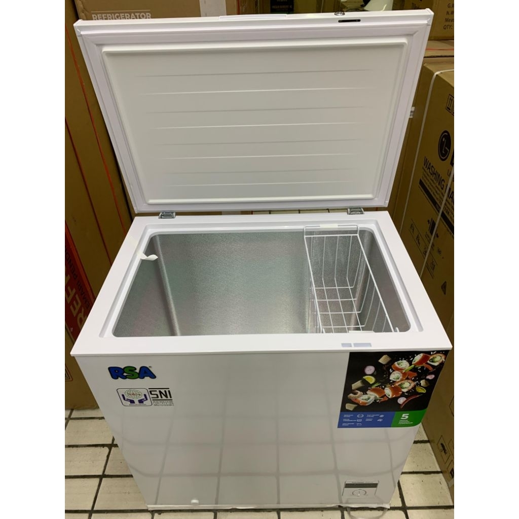 Jual CHEST FREEZER RSA CF-210 FREZER BOX 199 LITER | Shopee Indonesia