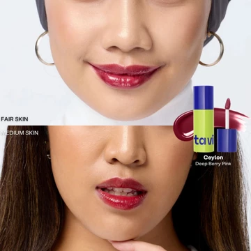TAVI GEL TO OIL STAINING LIP GLIDE ( 4 G ) Lip Tint Glossy Oil Infused Bibir Lembab Ringan