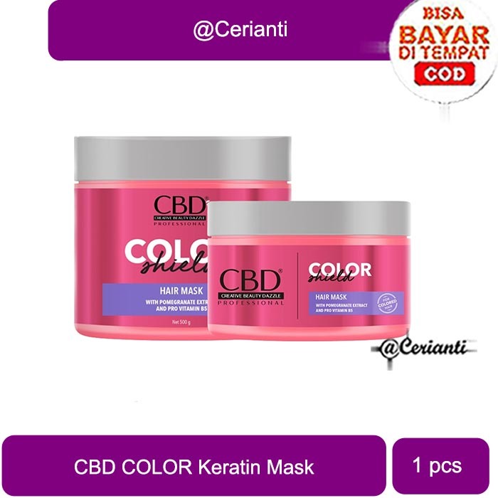 Jual [MASKER RAMBUT] [250gr] [500GR] [BPOM] CBD Color Shield Hair Mask ...