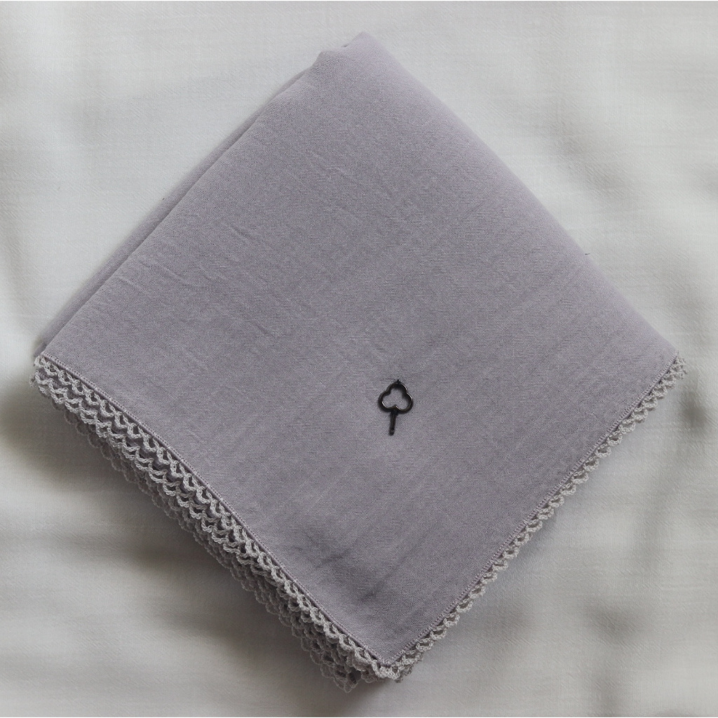 SYAWAR Elara Square Syari Embroidery Hijab Segiempat Zuma Voal Miracle 140x140