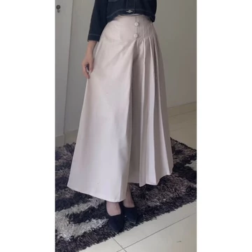 Shena Kulot Pleats Celana Kulot Rok Casual Wanita Fit Kulot Highwaist Mayung
