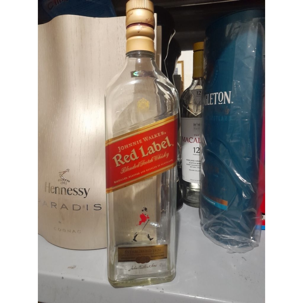 Jual botol kosong Red label1Liter | Shopee Indonesia