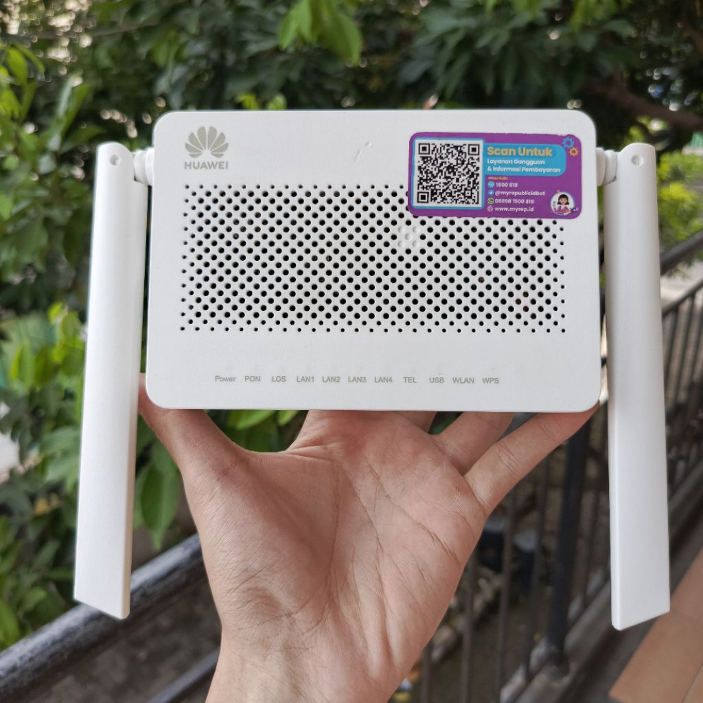 Jual ROUTER HUAWEI EG8145V5 PORT HIJAU + ADAPTOR 12V | Shopee Indonesia