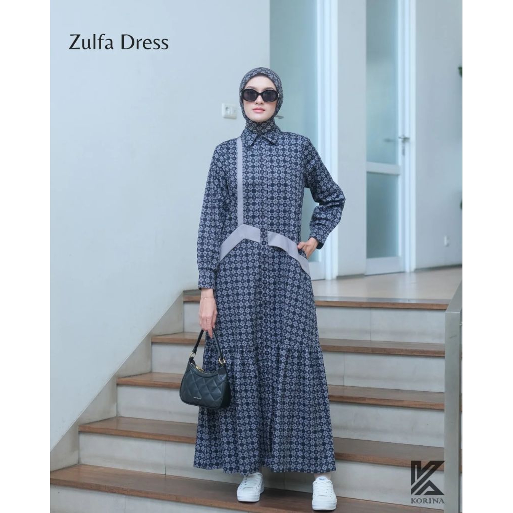 Jual ZULFA DRESS by korina | Shopee Indonesia