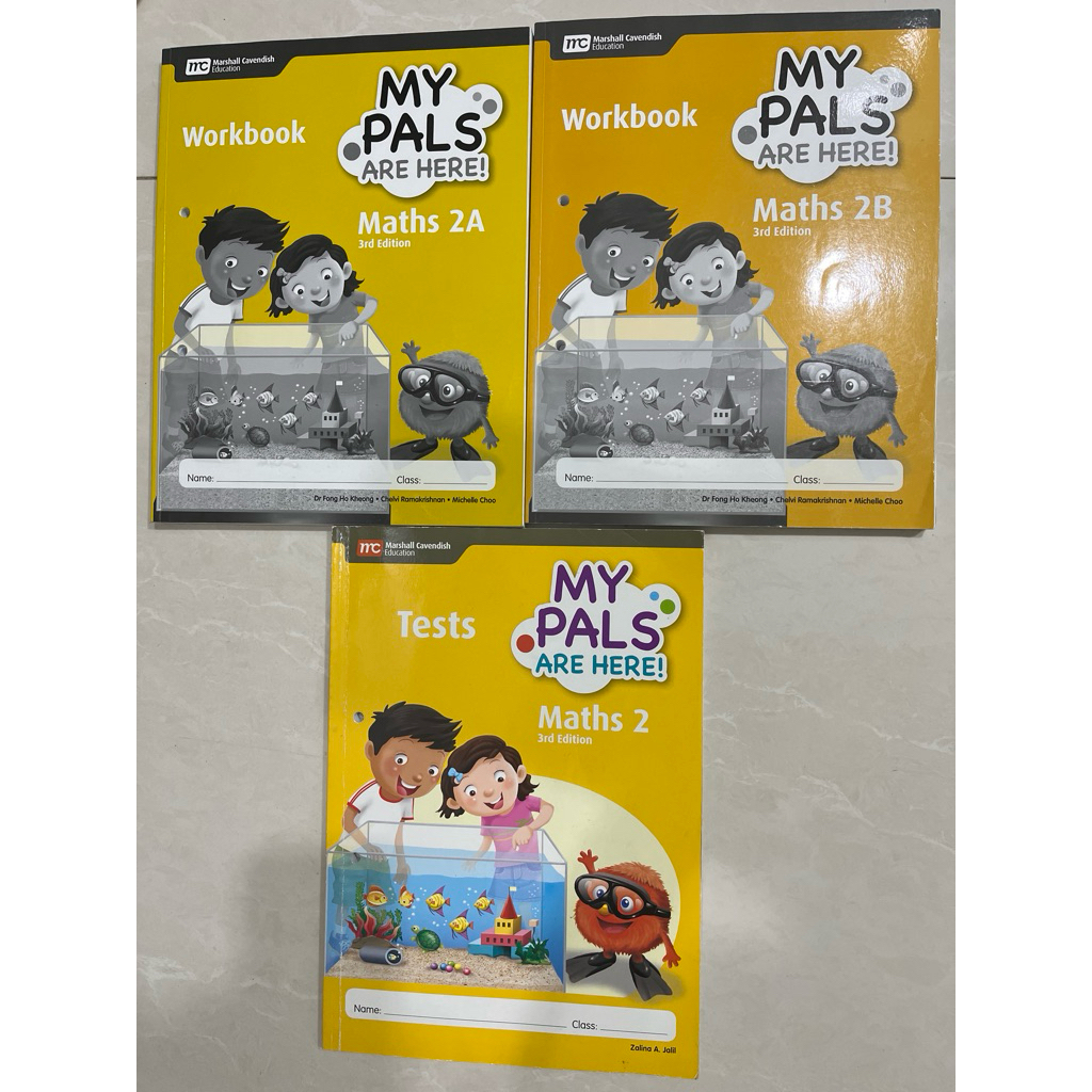 Jual Second My pals are here Pupils book Math 2A & 2B workbook dan ...