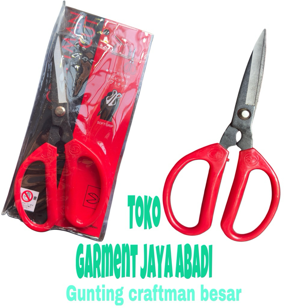 Jual gunting craftman besar size 195mm | Shopee Indonesia